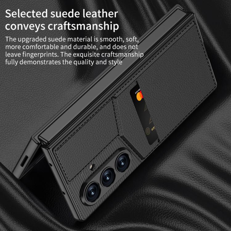 GKK Integrated Rotor Bracket Recessed Card Bag Phone Case, For Samsung Galaxy Z Fold7 5G, For Samsung Galaxy Z Fold6