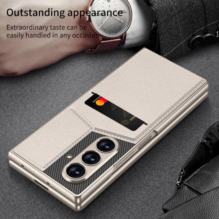 GKK Integrated Rotor Bracket Recessed Card Bag Phone Case, For Samsung Galaxy Z Fold7 5G, For Samsung Galaxy Z Fold6