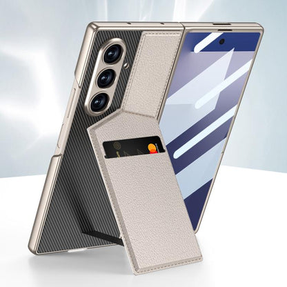 GKK Integrated Rotor Bracket Recessed Card Bag Phone Case, For Galaxy Z Fold8 Ultra 5G, For Samsung Galaxy Z Fold7 5G, For Samsung Galaxy Z Fold6