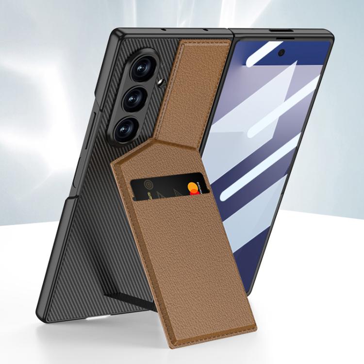 GKK Integrated Rotor Bracket Recessed Card Bag Phone Case, For Galaxy Z Fold8 Ultra 5G, For Samsung Galaxy Z Fold7 5G, For Samsung Galaxy Z Fold6