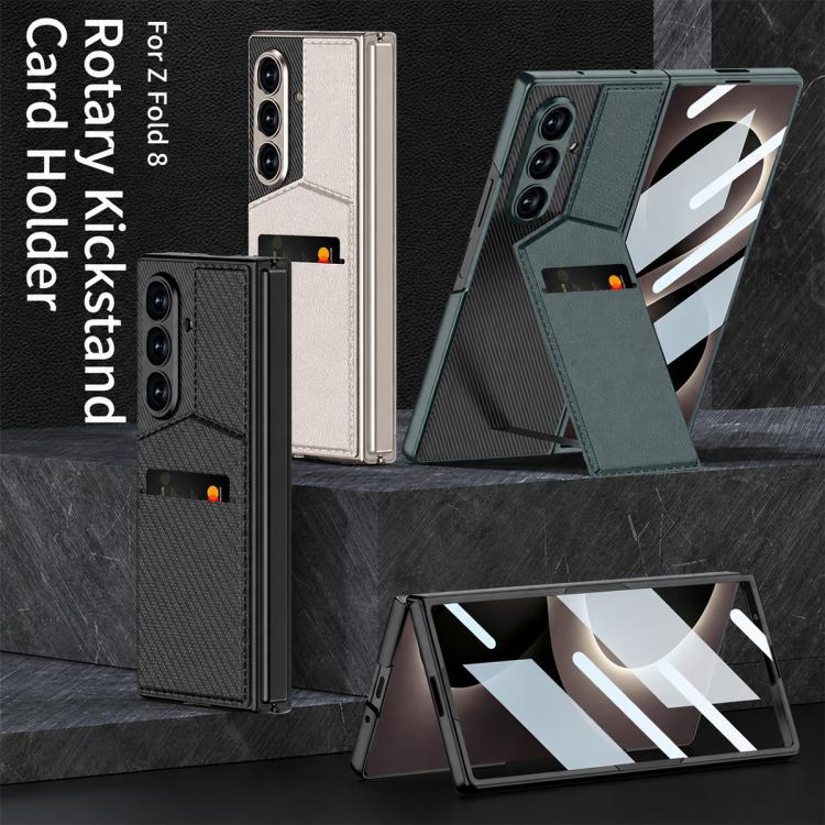 GKK Integrated Rotor Bracket Recessed Card Bag Phone Case, For Galaxy Z Fold8 Ultra 5G, For Samsung Galaxy Z Fold7 5G, For Samsung Galaxy Z Fold6