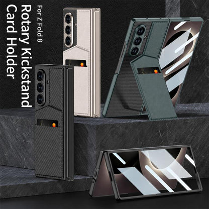 GKK Integrated Rotor Bracket Recessed Card Bag Phone Case, For Galaxy Z Fold8 Ultra 5G, For Samsung Galaxy Z Fold7 5G, For Samsung Galaxy Z Fold6