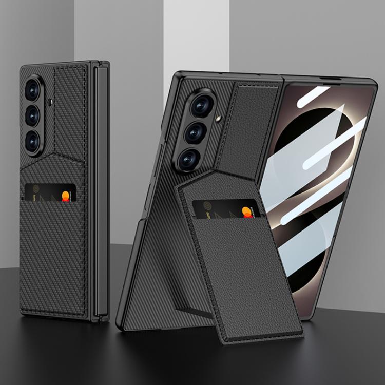 GKK Integrated Rotor Bracket Recessed Card Bag Phone Case, For Galaxy Z Fold8 Ultra 5G, For Samsung Galaxy Z Fold7 5G, For Samsung Galaxy Z Fold6