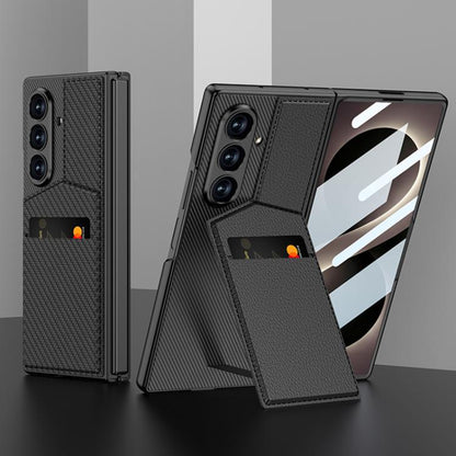 GKK Integrated Rotor Bracket Recessed Card Bag Phone Case, For Galaxy Z Fold8 Ultra 5G, For Samsung Galaxy Z Fold7 5G, For Samsung Galaxy Z Fold6
