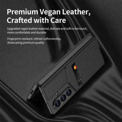 GKK Integrated Rotor Bracket Recessed Card Bag Phone Case, For Galaxy Z Fold8 Ultra 5G, For Samsung Galaxy Z Fold7 5G, For Samsung Galaxy Z Fold6