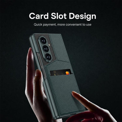 GKK Integrated Rotor Bracket Recessed Card Bag Phone Case, For Galaxy Z Fold8 Ultra 5G, For Samsung Galaxy Z Fold7 5G, For Samsung Galaxy Z Fold6