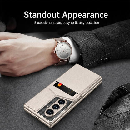 GKK Integrated Rotor Bracket Recessed Card Bag Phone Case, For Galaxy Z Fold8 Ultra 5G, For Samsung Galaxy Z Fold7 5G, For Samsung Galaxy Z Fold6
