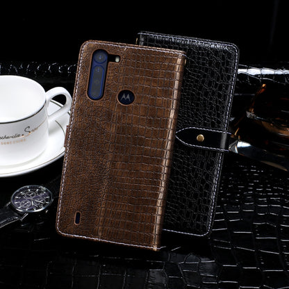 idewei Crocodile Texture Horizontal Flip Leather Case with Holder & Card Slots & Wallet