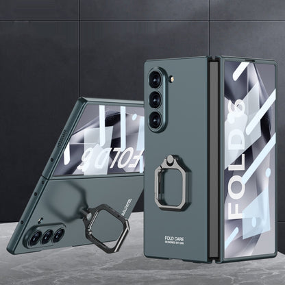 GKK Integrated Accurate Hole Ultra-thin Square Ring Holder Phone Case, For Galaxy Z Fold8 Ultra 5G, For Samsung Galaxy Z Fold7 5G, For Samsung Galaxy Z Fold6