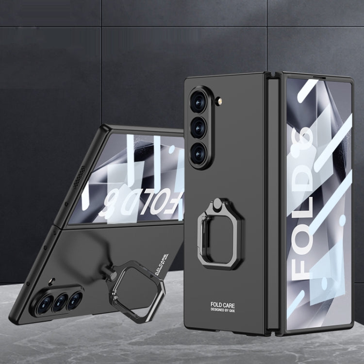 GKK Integrated Accurate Hole Ultra-thin Square Ring Holder Phone Case, For Galaxy Z Fold8 Ultra 5G, For Samsung Galaxy Z Fold7 5G, For Samsung Galaxy Z Fold6
