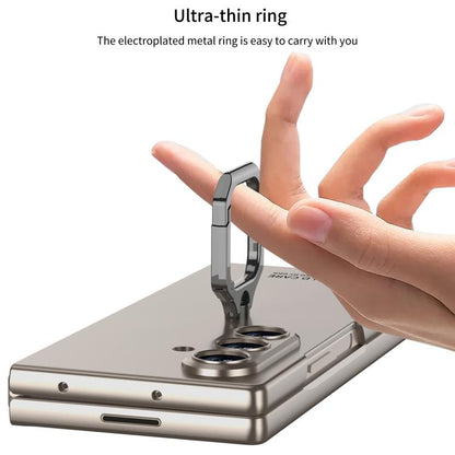 GKK Integrated Accurate Hole Ultra-thin Square Ring Holder Phone Case, For Galaxy Z Fold8 Ultra 5G, For Samsung Galaxy Z Fold7 5G, For Samsung Galaxy Z Fold6
