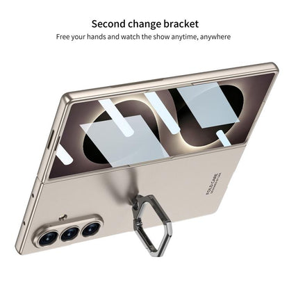 GKK Integrated Accurate Hole Ultra-thin Square Ring Holder Phone Case, For Galaxy Z Fold8 Ultra 5G, For Samsung Galaxy Z Fold7 5G, For Samsung Galaxy Z Fold6