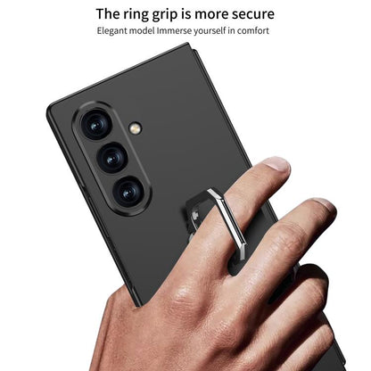 GKK Integrated Accurate Hole Ultra-thin Square Ring Holder Phone Case, For Galaxy Z Fold8 Ultra 5G, For Samsung Galaxy Z Fold7 5G, For Samsung Galaxy Z Fold6