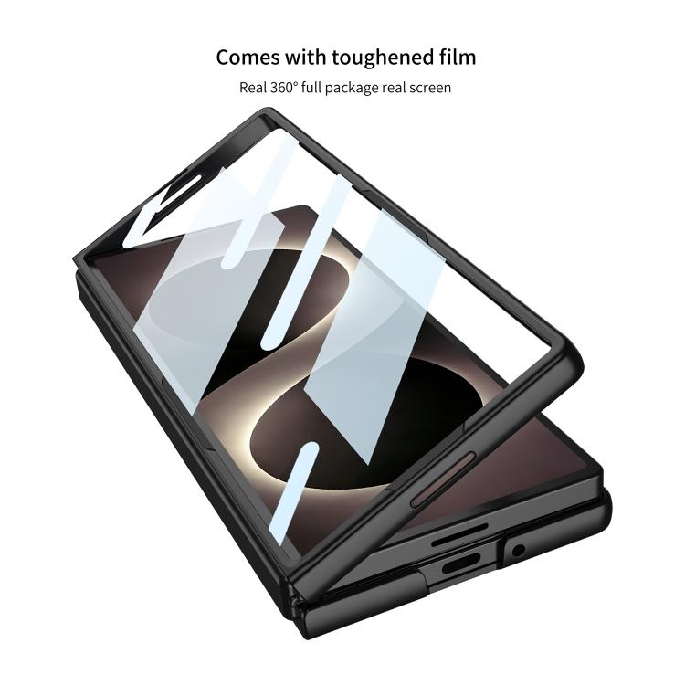 GKK Integrated Accurate Hole Ultra-thin Square Ring Holder Phone Case, For Galaxy Z Fold8 Ultra 5G, For Samsung Galaxy Z Fold7 5G, For Samsung Galaxy Z Fold6