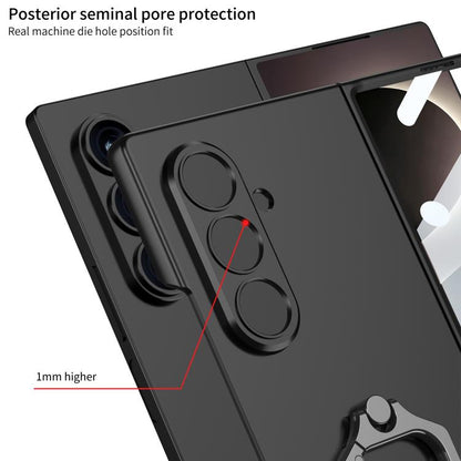 GKK Integrated Accurate Hole Ultra-thin Square Ring Holder Phone Case, For Galaxy Z Fold8 Ultra 5G, For Samsung Galaxy Z Fold7 5G, For Samsung Galaxy Z Fold6