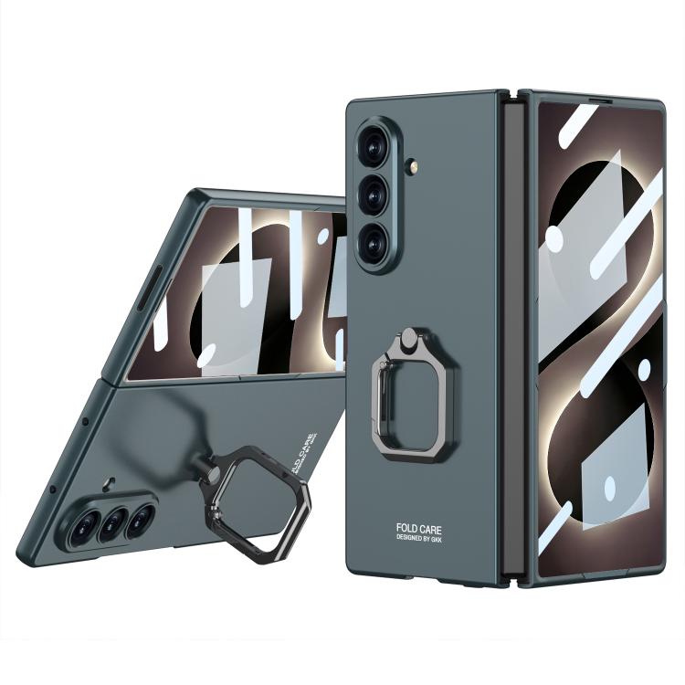 GKK Integrated Accurate Hole Ultra-thin Square Ring Holder Phone Case, For Galaxy Z Fold8 Ultra 5G, For Samsung Galaxy Z Fold7 5G, For Samsung Galaxy Z Fold6