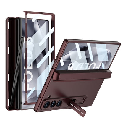 GKK Integrated Magnetic Full Coverage Flip Phone Case with Pen Box, Not Included Pen, For Samsung Galaxy Z Fold6