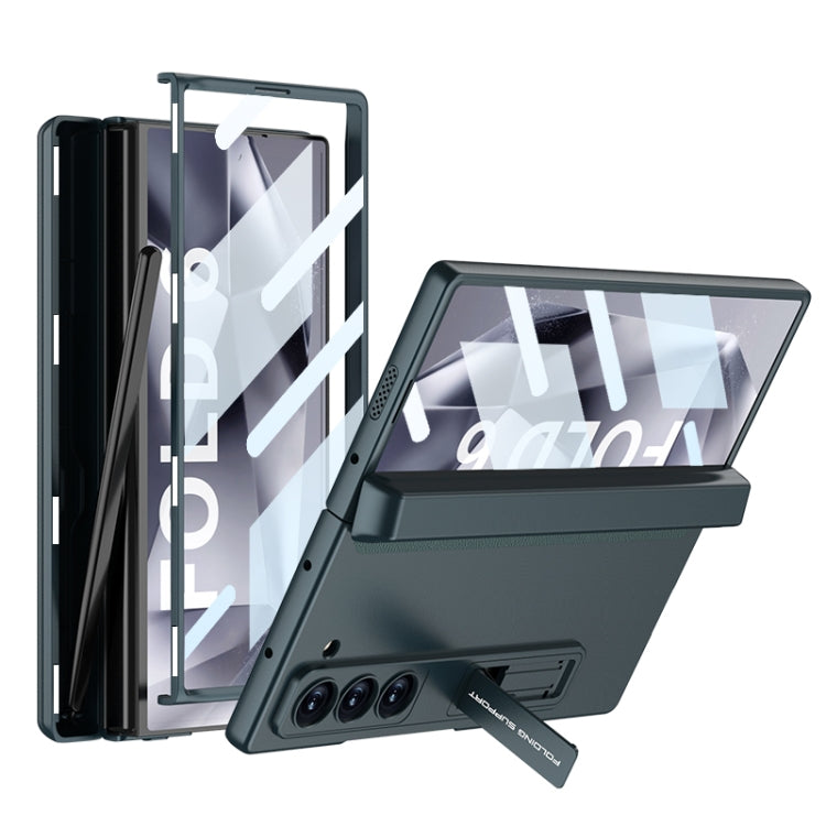 GKK Integrated Magnetic Full Coverage Flip Phone Case with Pen Box, Not Included Pen, For Samsung Galaxy Z Fold6
