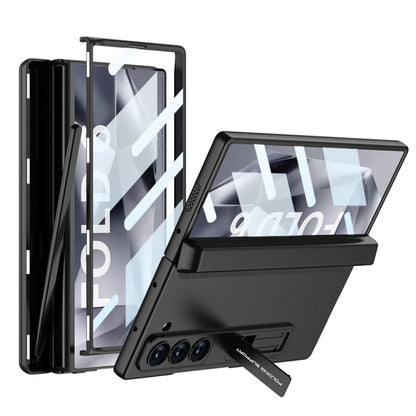 GKK Integrated Magnetic Full Coverage Flip Phone Case with Pen Box, Not Included Pen, For Samsung Galaxy Z Fold6
