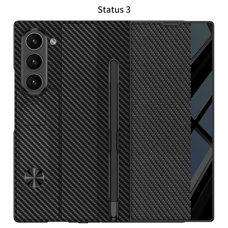 GKK Integrated Full Coverage Flip Phone Case with Pen Slot, Not Included Pen, For Samsung Galaxy Z Fold7 5G, For Samsung Galaxy Z Fold6