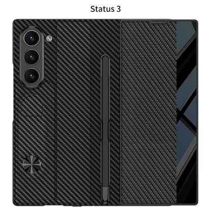 GKK Integrated Full Coverage Flip Phone Case with Pen Slot, Not Included Pen, For Samsung Galaxy Z Fold7 5G, For Samsung Galaxy Z Fold6