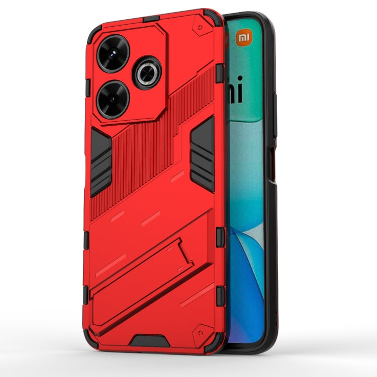 Punk Armor 2 in 1 PC + TPU Phone Case with Holder, For Redmi 14C 4G Global, For Redmi K70 Ultra Global, For Xiaomi Redmi 13 4G