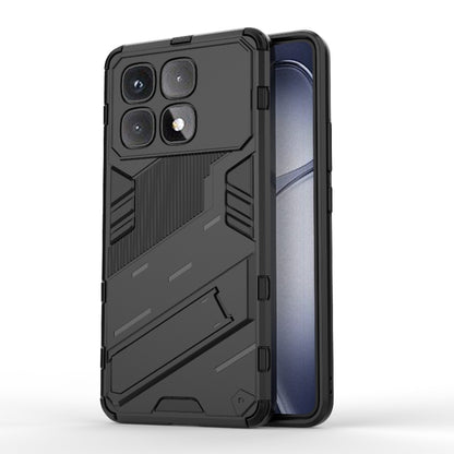 Punk Armor 2 in 1 PC + TPU Phone Case with Holder, For Redmi Note 14 5G, For Redmi 14C 4G Global, For Redmi K70 Ultra Global