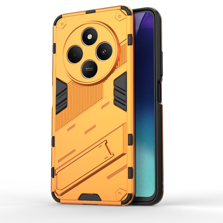 Punk Armor 2 in 1 PC + TPU Phone Case with Holder, For Redmi Note 14 5G, For Redmi 14C 4G Global, For Redmi K70 Ultra Global