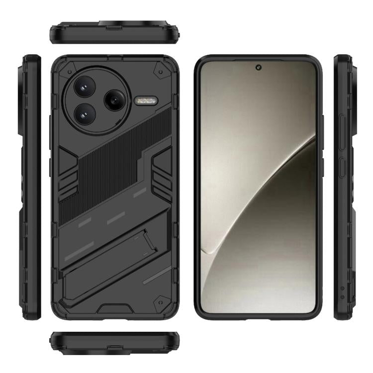 Punk Armor 2 in 1 PC + TPU Phone Case with Holder, For Redmi K80 / Poco F7 Pro, For Redmi Turbo 4 Pro, For Redmi Note Turbo 4