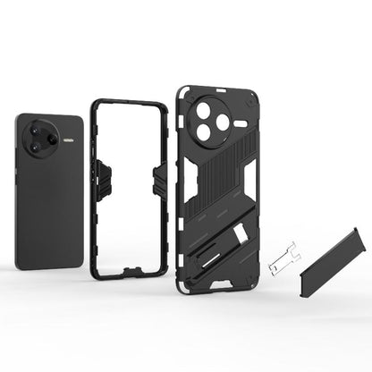 Punk Armor 2 in 1 PC + TPU Phone Case with Holder, For Redmi K80 / Poco F7 Pro, For Redmi Turbo 4 Pro, For Redmi Note Turbo 4