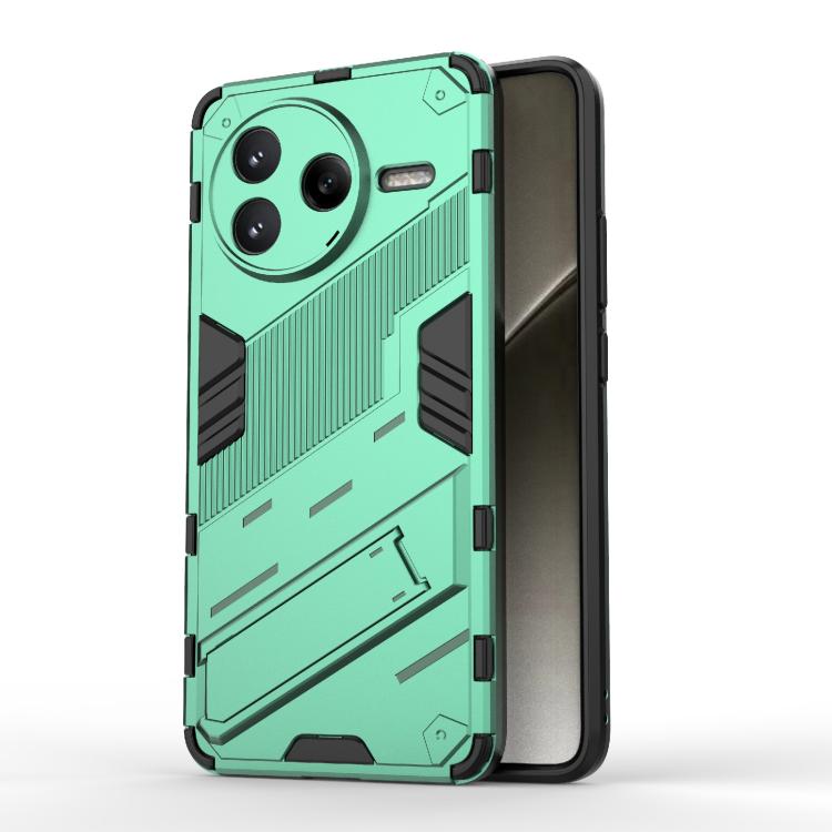 Punk Armor 2 in 1 PC + TPU Phone Case with Holder, For Redmi K80 / Poco F7 Pro, For Redmi Turbo 4 Pro, For Redmi Note Turbo 4