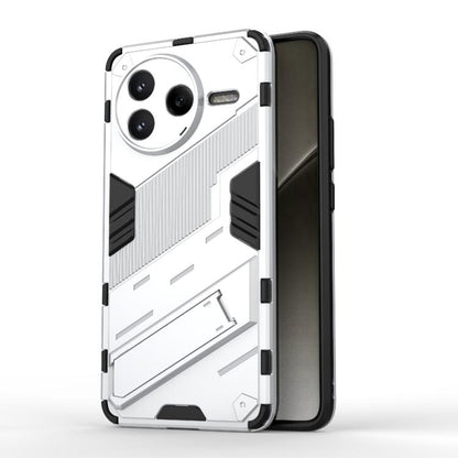 Punk Armor 2 in 1 PC + TPU Phone Case with Holder, For Redmi K80 / Poco F7 Pro, For Redmi Turbo 4 Pro, For Redmi Note Turbo 4