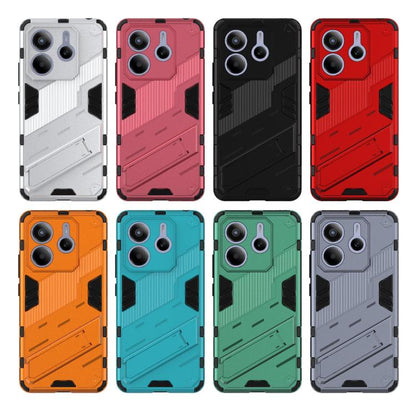 Punk Armor 2 in 1 PC + TPU Phone Case with Holder, For Redmi Note 14 5G, For Redmi 14C 4G Global, For Redmi K70 Ultra Global