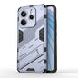 Punk Armor 2 in 1 PC + TPU Phone Case with Holder, For Redmi Note 14 Pro 4G, For Redmi Note 14 4G 163.25mm, For Redmi Note 14 5G