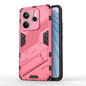 Punk Armor 2 in 1 PC + TPU Phone Case with Holder, For Redmi Note 14 Pro 4G, For Redmi Note 14 4G 163.25mm, For Redmi Note 14 5G