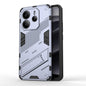 Punk Armor 2 in 1 PC + TPU Phone Case with Holder, For Redmi Note 14 Pro 4G, For Redmi Note 14 4G 163.25mm, For Redmi Note 14 5G