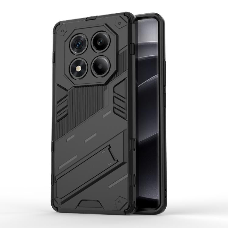 Punk Armor 2 in 1 PC + TPU Phone Case with Holder, For Redmi Note 14 Pro 4G, For Redmi Note 14 4G 163.25mm, For Redmi Note 14 5G