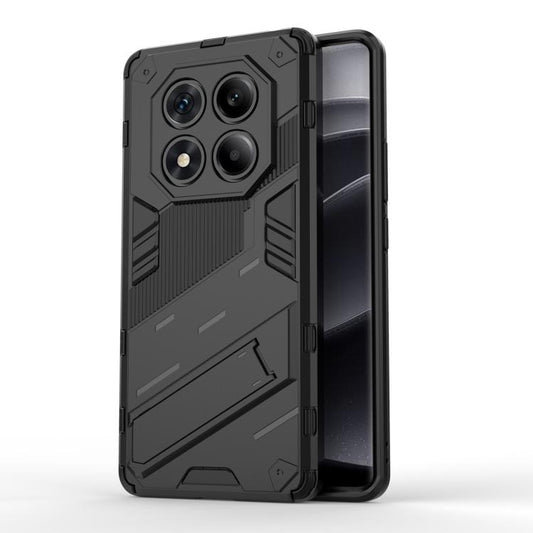 Punk Armor 2 in 1 PC + TPU Phone Case with Holder, For Redmi Note 14 Pro 4G, For Redmi Note 14 4G 163.25mm, For Redmi Note 14 5G
