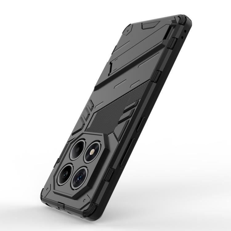 Punk Armor 2 in 1 PC + TPU Phone Case with Holder, For Redmi Note 14 Pro 4G, For Redmi Note 14 4G 163.25mm, For Redmi Note 14 5G