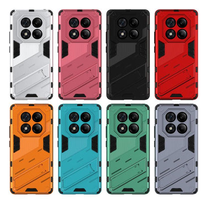 Punk Armor 2 in 1 PC + TPU Phone Case with Holder, For Redmi Note 14 Pro 4G, For Redmi Note 14 4G 163.25mm, For Redmi Note 14 5G