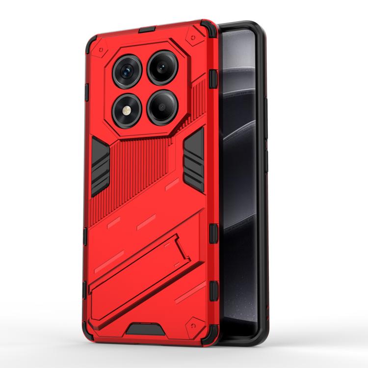 Punk Armor 2 in 1 PC + TPU Phone Case with Holder, For Redmi Note 14 Pro 4G, For Redmi Note 14 4G 163.25mm, For Redmi Note 14 5G