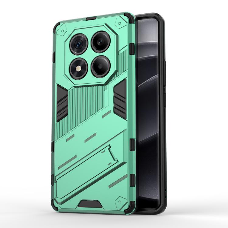 Punk Armor 2 in 1 PC + TPU Phone Case with Holder, For Redmi Note Turbo 4, For Redmi Note 14 Pro 4G, For Redmi Note 14 4G 163.25mm
