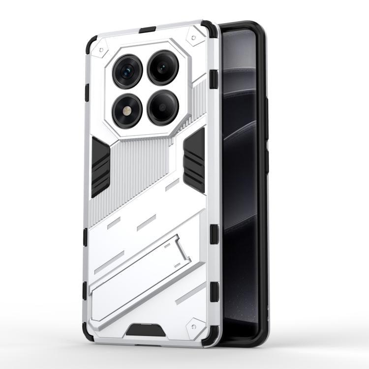 Punk Armor 2 in 1 PC + TPU Phone Case with Holder, For Redmi Note Turbo 4, For Redmi Note 14 Pro 4G, For Redmi Note 14 4G 163.25mm