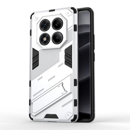 Punk Armor 2 in 1 PC + TPU Phone Case with Holder, For Redmi Note Turbo 4, For Redmi Note 14 Pro 4G, For Redmi Note 14 4G 163.25mm