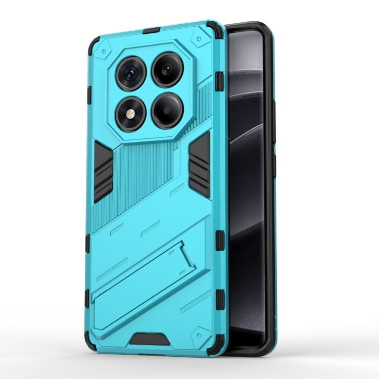 Punk Armor 2 in 1 PC + TPU Phone Case with Holder, For Redmi Note Turbo 4, For Redmi Note 14 Pro 4G, For Redmi Note 14 4G 163.25mm