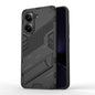 Punk Armor 2 in 1 PC + TPU Phone Case with Holder, For Redmi Note Turbo 4, For Redmi Note 14 Pro 4G, For Redmi Note 14 4G 163.25mm