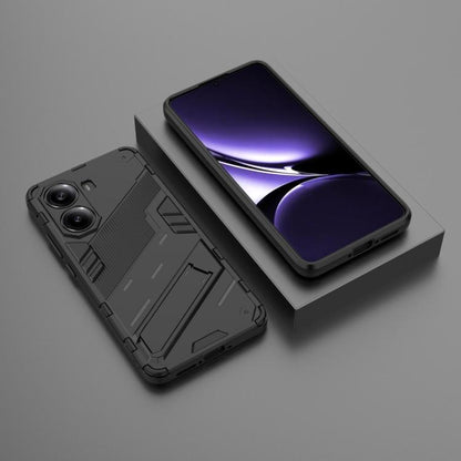Punk Armor 2 in 1 PC + TPU Phone Case with Holder, For Redmi Note Turbo 4, For Redmi Note 14 Pro 4G, For Redmi Note 14 4G 163.25mm