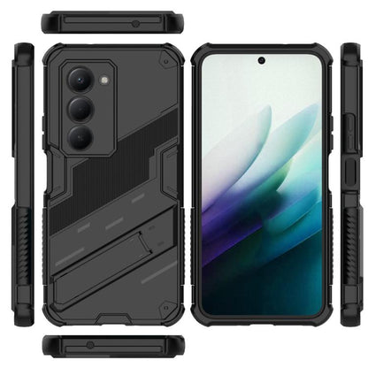 Punk Armor 2 in 1 PC + TPU Phone Case with Holder, For Redmi 15 5G / 4G EU 171mm, For Redmi 15C 5G/4G Global 171mm, For Xiaomi 15T Pro 5G Global