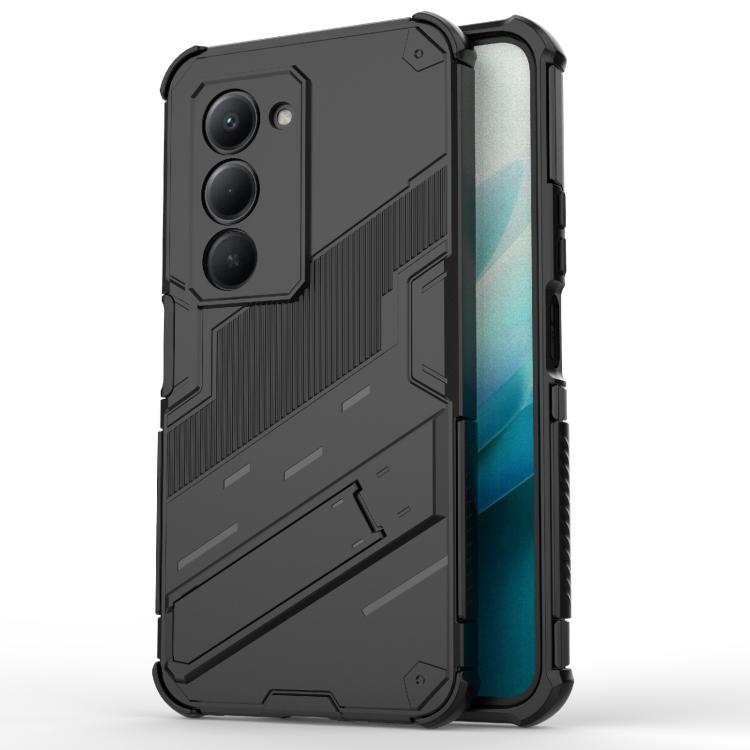 Punk Armor 2 in 1 PC + TPU Phone Case with Holder, For Redmi Note 15 Pro 5G Global 163.6mm, For Redmi 15 5G / 4G EU 171mm, For Redmi 15C 5G/4G Global 171mm