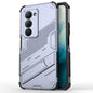 Punk Armor 2 in 1 PC + TPU Phone Case with Holder, For Redmi Note 15 Pro 5G Global 163.6mm, For Redmi 15 5G / 4G EU 171mm, For Redmi 15C 5G/4G Global 171mm